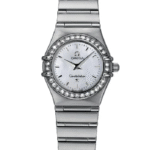 Omega Constellation B/P White Mop Dial Ref 1466.71.00 with Card  2009