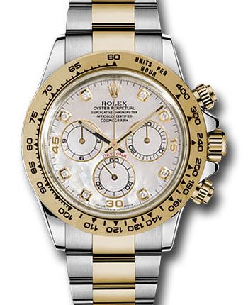 Rolex Daytona Mop Diamond Dial on Oyster Ref 116503 with New Style Card White  2019