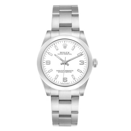 Rolex Oyster Perpetual  White  Dial on Oyster Ref 177200