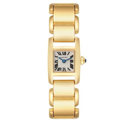 Cartier Tankissime B/P White Roman Numerals Dial on Oyster Ref 2828/W650037H with Papers  2018