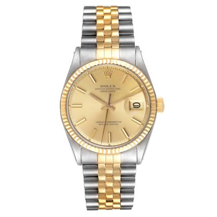 Rolex Datejust Champagne Stick Dial on Oyster Ref 1601
