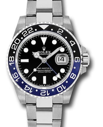 Rolex GMT-Master II Batman Black Dial on Oyster Ref 126710BLNR with New Style Card Green  2023