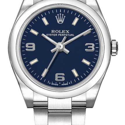 Rolex Oyster Perpetual Blue Dial on Oyster Ref 77080
