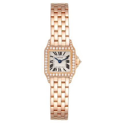 Cartier Santos Demoiselle Mini White Roman Dial Ref WF9011Z8/2855