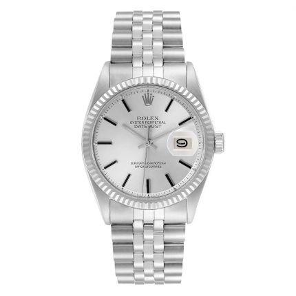 Rolex Datejust Silver Stick Dial on Jubilee Ref 1601/4