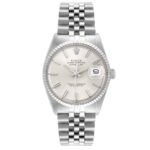 Rolex Datejust Silver Stick Dial on Jubilee Ref 1603