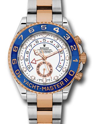 Rolex Yacht-Master II White Dial on Oyster Ref 116681 with New Style Card White  2015