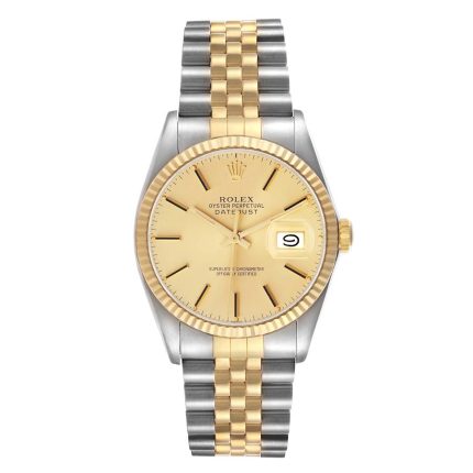 Rolex Datejust Champagne Stick Dial on Jubilee Ref 16013