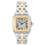 Cartier Panthere White Roman Dial on 5 Row Links Ref 183949