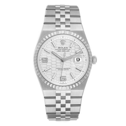 Rolex Land-Dweller White Honeycomb Dial on Flat Jubilee Ref 127234 with New Style Card Green  2025