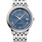 Omega De Ville Prestige B/P Blue Dial Ref 424.10.37.20.03.002 with Card  2024