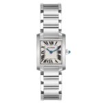 Cartier Tank Francaise White Roman Dial Ref 2384