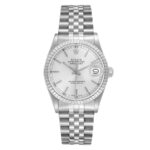 Rolex Datejust Silver Stick Dial on Jubilee Ref 16030