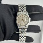Rolex Datejust Silver W Gold Stick Dial on Jubilee Ref 16030