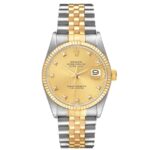 Rolex Datejust Factory Champagne Diamond  Dial on Jubilee Ref 16013