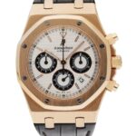 Audemars Piguet Royal Oak Silver Dial on Leather Strap Ref 26022OR.OO.D098CR.01