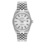 Rolex Datejust Silver Stick Dial on Jubilee Ref 16014
