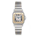 Cartier Santos Galbee Small White Roman Dial Ref 1567