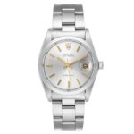 Rolex Oysterdate Precision Silver Dial on Oyster Ref 6694