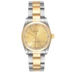 Rolex Oyster Perpetual Gold Dial on Oyster Ref 67483