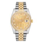 Rolex Datejust Gold Anniversary Diamond Dial Dial on Jubilee Ref 116233G