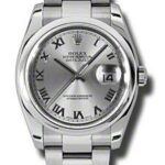 Rolex Datejust Silver Dial on Oyster Ref 116200 with Papers  2006