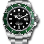 Rolex Submariner Black Dial on Oyster Ref 126610LV with New Style Card Green  2022