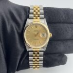 Rolex Datejust Champagne Stick Dial on Jubilee Ref 16233