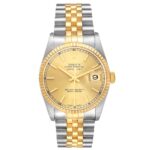 Rolex Datejust Champagne Stick Dial on Jubilee Ref 16233
