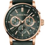 Audemars Piguet Code 11.59 Chronograph Green Dial on Rubber Ref 26393OR.OO.A056KB.01 with Card  2023