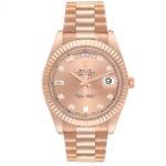 Rolex Daydate Sundust Diamond Dial on President Ref 218235 with Card Old Green  2010