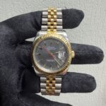 Rolex Datejust Grey Stick Dial on Jubilee Ref 116263