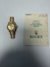 Rolex Datejust Champagne Stick Dial on President Ref 69178 with Papers  1990 - Image 5