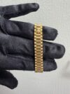 Rolex Datejust Champagne Stick Dial on President Ref 69178 with Papers  1990 - Image 3