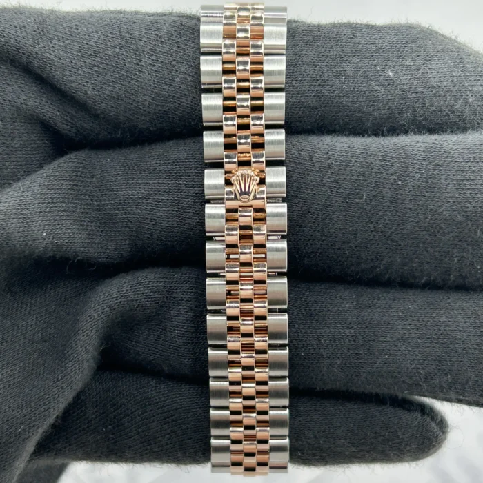 Rolex Datejust Lady Chocolate Roman Dial on Jubilee Ref. 279171 with New Style Card (White) 2019 - Image 4