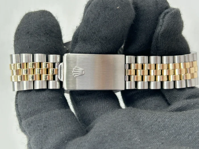 Rolex Datejust Champagne Stick Dial on D-Link Jubilee Bracelet Ref. 16013 - Image 4