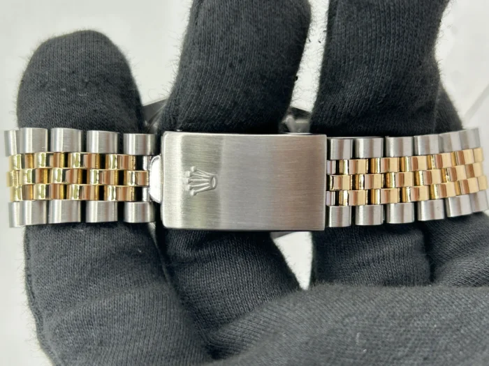 Rolex Datejust Champagne Stick Dial on D-Link Jubilee Bracelet Ref. 16013 - Image 4
