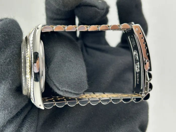 Rolex Datejust Champagne Stick Dial on D-Link Jubilee Bracelet Ref. 16013 - Image 6