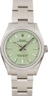 Rolex Oyster Perpetual Pistachio Dial on Oyster Ref 277200 with New Style Card Green  2025