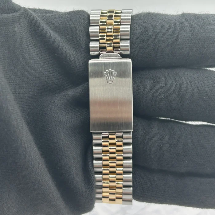 Rolex Datejust Champagne Stick Dial on D-Link Jubilee Bracelet Ref. 16013 - Image 4