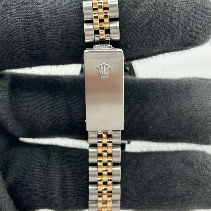 Rolex Datejust Lady Champagne Stick Dial on D-Link Jubilee Ref. 69173 - Image 4