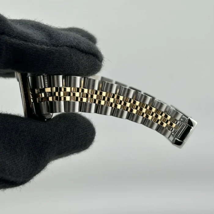 Rolex Datejust Lady Champagne Stick Dial on D-Link Jubilee Ref. 69173 - Image 5