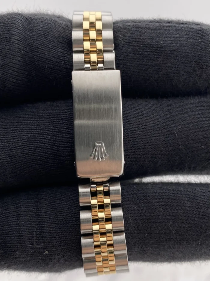 Rolex Datejust Lady Champagne Stick Dial on Jubilee Ref. 69173 with Papers - Image 4