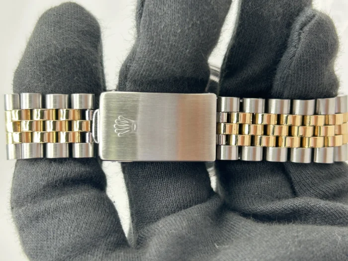 Rolex Datejust Champagne Diamond Dial on D-Link Jubilee Bracelet Ref. 16013 with Papers - Image 4