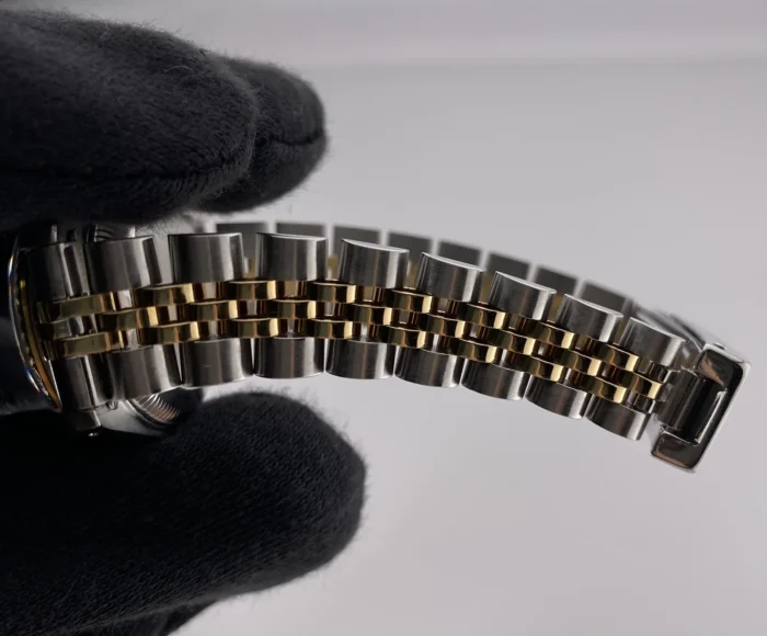 Rolex Datejust Lady Champagne Stick Dial on D-Link Jubilee Ref. 69173 - Image 5