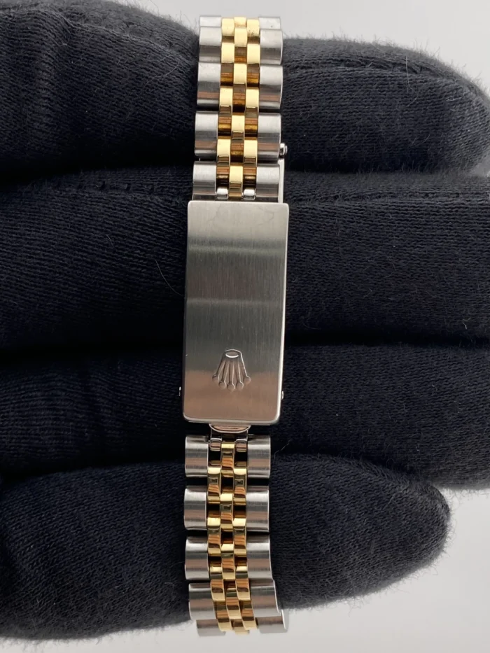 Rolex Datejust Lady Champagne Stick Dial on D-Link Jubilee Ref. 69173 - Image 4
