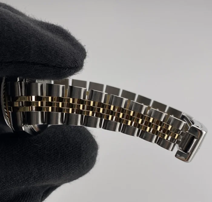 Rolex Datejust Lady Champagne Stick Dial on D-Link Jubilee Ref. 69173 - Image 5