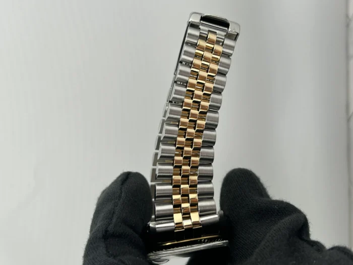 Rolex Datejust Champagne Stick Dial on D-Link Jubilee Bracelet Ref. 16013 - Image 5