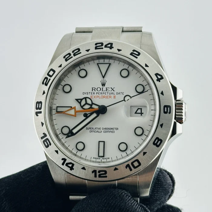 Rolex Explorer II White Dial on Oyster Ref. 216570 with New Style Card (White) 2015 - Image 3