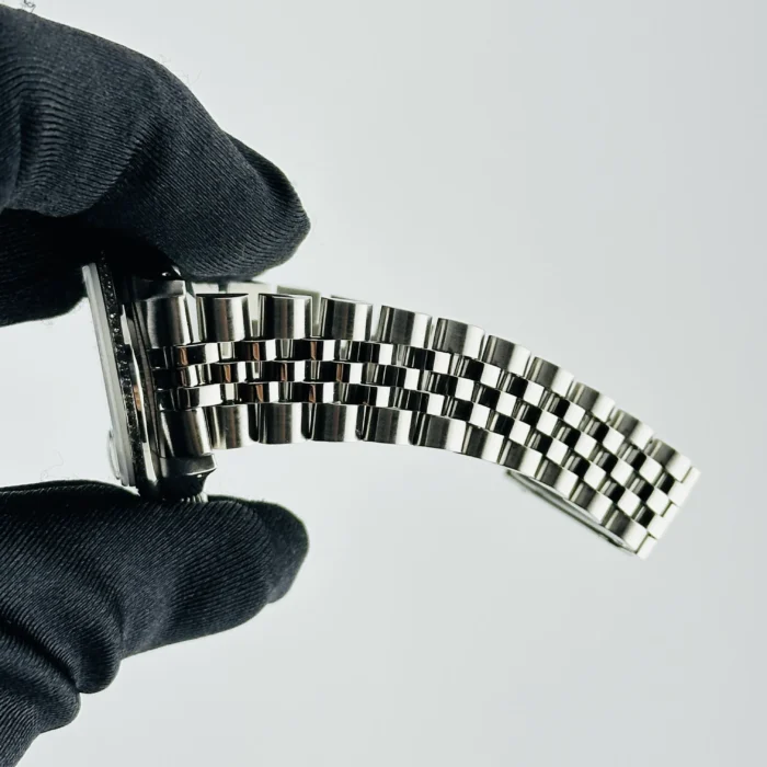 Rolex Datejust AM White MOP Diamond Dial on D-Link Jubilee Ref. 68240 - Image 4